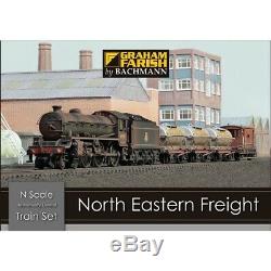 Graham Farish 370-090 North Eastern Freight Train Set N Gauge new in box