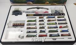 Graham Farish 370-275 DP1 Deltic Merseyside Express Train Set N Gauge V. Rare NEW