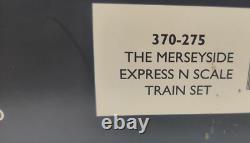 Graham Farish 370-275 DP1 Deltic Merseyside Express Train Set N Gauge V. Rare NEW