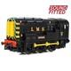 Graham Farish 371-020DBSF Class 08 601'Spectre' LMS Black N Gauge