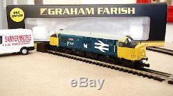Graham Farish 371-165 SOUND BR Blue Large Loco Class 37'Loch Long' Bxd Ex Con