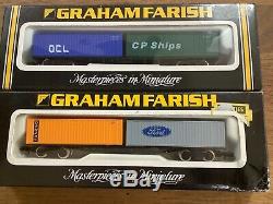 Graham Farish 371-229 Class 47 Freightliner & 6x 60ft Container Wagons 3605 3616