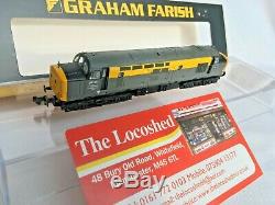 Graham Farish 371-456 BR CLASS 37/0 in Dutch Engineers Grey and Yellow N Gauge