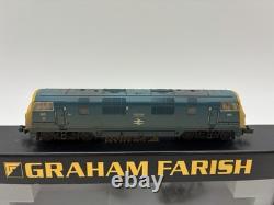 Graham Farish 371-605 Class 42 Warship 810 Cockade BR Blue Weathered N Gauge