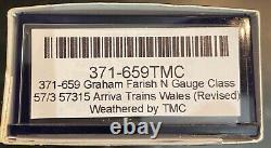 Graham Farish 371-659 N Gauge Class 57 Tmc Weathered Dcc Fitted Brand New