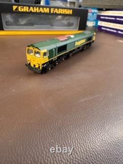 Graham Farish 371-785 N Gauge Class 66 No 66546 In Frieghtliner Green