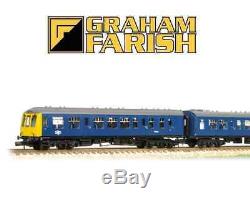 Graham Farish 371-876DS Class 108 2 Car DMU BR Blue DCC Sound N Gauge