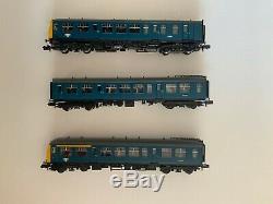 Graham Farish 371-885 Class 108 Three Car DMU BR Blue Boxed DCC FITTED