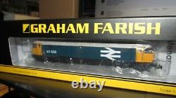 Graham Farish 372-250 Class 47 47436 In Revised Large Logo Br Blue Livery
