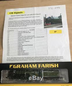 Graham Farish 372-385 A2 525 A. H. Peppercorn. CR Signals DCC Sound Fitted
