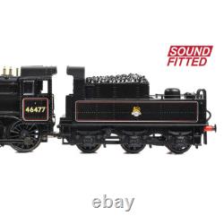 Graham Farish 372-626ASF N Gauge BR Black (E) Ivatt 2MT 46477 DCC SOUND