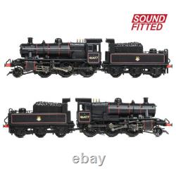 Graham Farish 372-626ASF N Gauge BR Black (E) Ivatt 2MT 46477 DCC SOUND