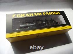 Graham Farish 372-626A LMS Ivatt 2MT 46477 BR Lined Black N Gauge