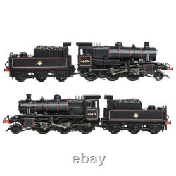 Graham Farish 372-626B N Gauge LMS Ivatt 2MT 46474 BR Lined Black (Early Emblem)