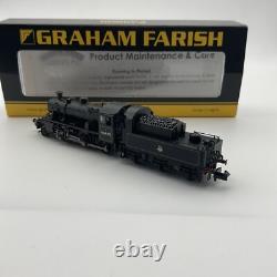 Graham Farish 372-626 N Gauge Ivatt 2MT 46440 BR Lined Black Early Crest (S)