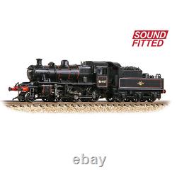 Graham Farish 372-628ASF N Gauge LMS Ivatt 2MT 46447 BR Lined Black (Late Crest)
