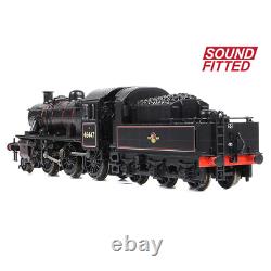 Graham Farish 372-628ASF N Gauge LMS Ivatt 2MT 46447 BR Lined Black (Late Crest)