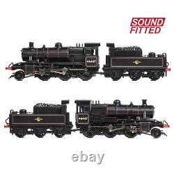 Graham Farish 372-628ASF N Gauge LMS Ivatt 2MT 46447 BR Lined Black (Late Crest)