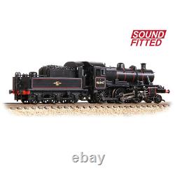 Graham Farish 372-628ASF N Gauge LMS Ivatt 2MT 46447 BR Lined Black (Late Crest)