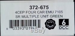 Graham Farish 372-675 4CEP 4 Car EMU, SR green no warning panels, 6DCC, NIB