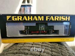 Graham Farish 372-950 N GAUGE CLASS 14 DIESEL D9555 BR GREEN WITH WASP STRIPES
