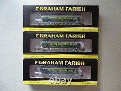 Graham Farish 373-237 Covered Bogie Hopper Wagon'traffic Services' +++3 Pack+++