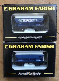 Graham Farish 373-500 46 Tonne HEA Hopper EWS x 14 and 373-504 Mainline x 3