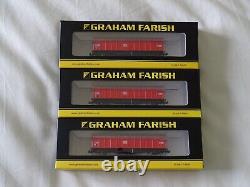 Graham Farish 373-603 Rba Sliding Wall Van Db Cargo N Gauge ++three Pack++