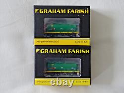 Graham Farish 373-775c Tta Tank Wagon Bp Green 37263 ++twin Pack++ N Gauge