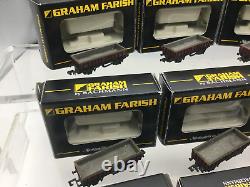 Graham Farish 373-876A/373-878A N Gauge EWS MFA Open Box Wagon x9