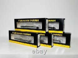 Graham Farish 373-927B N Gauge Bogie Bolster Wagon GWR Grey Job Lot x5