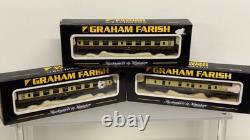 Graham Farish 374-029 & 374-052 N Gauge BR Mk1 Chocolate/Cream Coaches Boxed x3