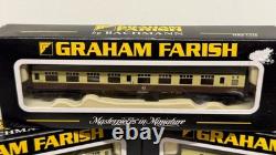Graham Farish 374-029 & 374-052 N Gauge BR Mk1 Chocolate/Cream Coaches Boxed x3