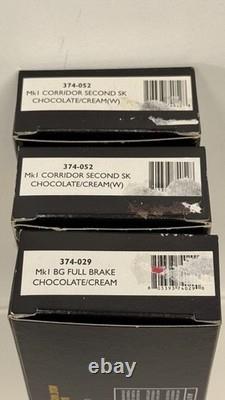 Graham Farish 374-029 & 374-052 N Gauge BR Mk1 Chocolate/Cream Coaches Boxed x3