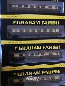 Graham Farish 374-202/212/222/232 Rake Of 4 Pullmans N Gauge New