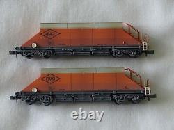 Graham Farish 377-100b Jga Bogie Hopper Wagon'rmc' +++twin Pack+++ N Gauge