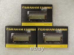 Graham Farish 377-927a Pca Wagon Metalair Grey Weathered ++triple Pack++ N Gauge