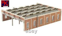 Graham Farish 42-050 Scencraft 4 Road Engine Shed Ready Painted N Gauge T48po