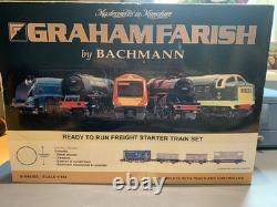 Graham Farish Bachmann N Gauge Train Freight Set Locomotive Railway 370025 Read