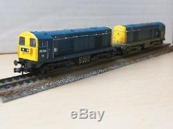 Graham Farish Class 20's 1 DCC fitted 1 Dummy to run together as a pair. DAPOL
