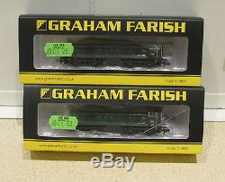 Graham Farish Class 20 x 2 Weathered BR Green Late Crest 371-033 New DCC Ready