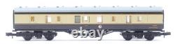 Graham Farish/ Dapol'n' Gauge Rake Of 5 Gwr/ Br Brown/cream Assorted Coaches