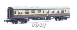 Graham Farish/ Dapol'n' Gauge Rake Of 5 Gwr/ Br Brown/cream Assorted Coaches