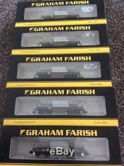 Graham Farish FNA Nuclear Flask Wagon Take of 5 377-800, 801 & 802 N Gauge