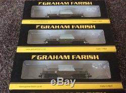 Graham Farish FNA Nuclear Flask Wagon Take of 5 377-800, 801 & 802 N Gauge