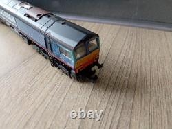 Graham Farish N Gauge 371-382 Class 66 Diesel 66412 Malcolm Rail With Lights