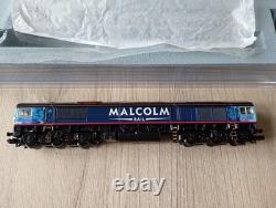 Graham Farish N Gauge 371-382 Class 66 Diesel 66412 Malcolm Rail With Lights