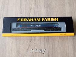 Graham Farish N Gauge 371-382 Class 66 Diesel 66412 Malcolm Rail With Lights