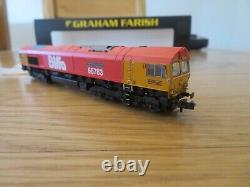 Graham Farish N Gauge 371-399 Class 66/7 The Flying Dustman Biffa 66783 DCC read