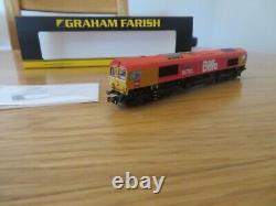 Graham Farish N Gauge 371-399 Class 66/7 The Flying Dustman Biffa 66783 DCC read